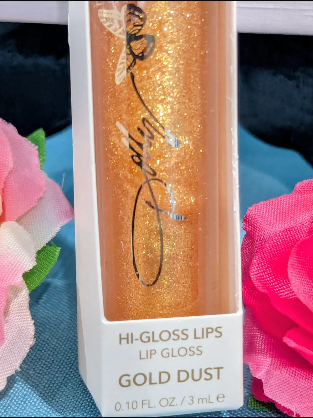 🆕 DOLLY PARTON'S Hi- Gloss Lips Rhinestone Studded Lip Gloss Trio
